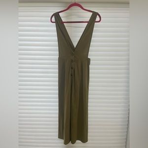 Sienna Sky Wide Leg Green Jumpsuit